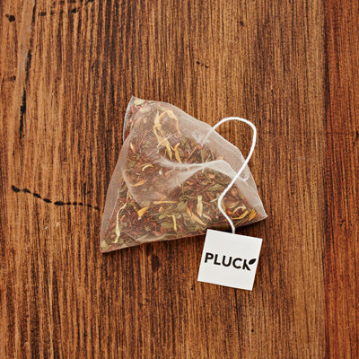 Pluck plastic - free Canadian Maple tea bag