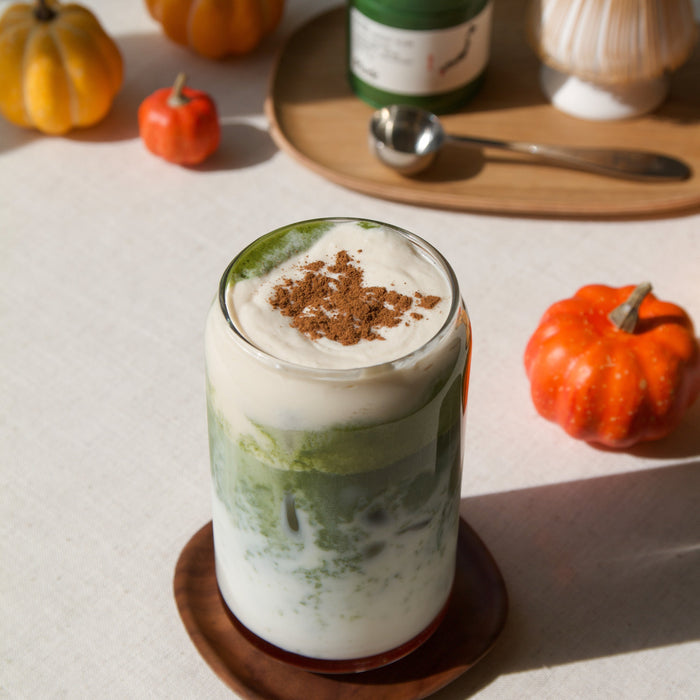 Recipe: Pumpkin Spice Cold Foam Matcha Latte