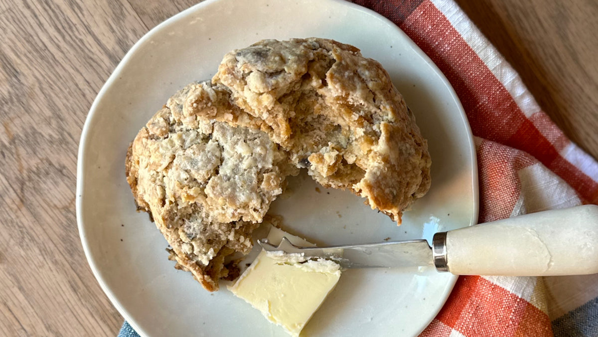 Recipe: Lavender Earl Grey Cream Scones — Pluck Tea