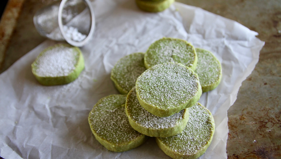 Recipe: Matcha Shortbread — Pluck Tea