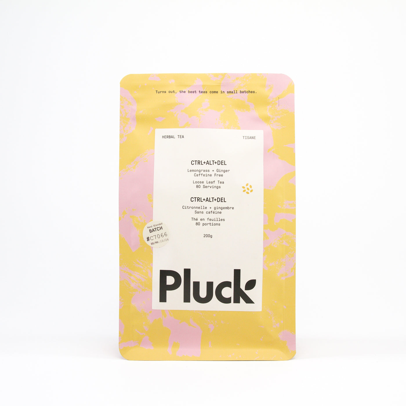 CTRL+ALT+DEL — Pluck Tea