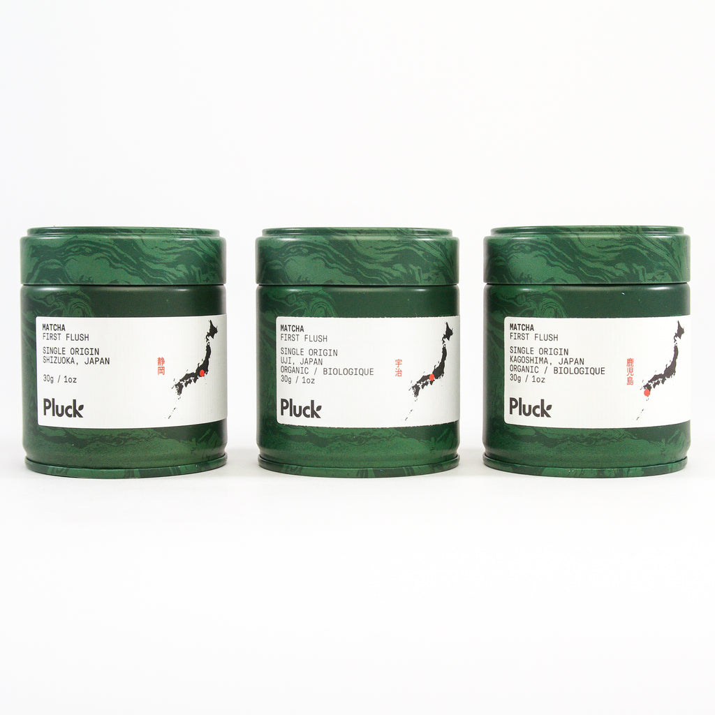 Pluck Tea First Flush Matcha Trio