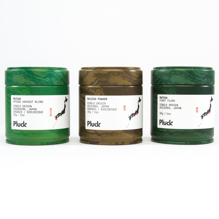 Matcha + Hojicha Trio