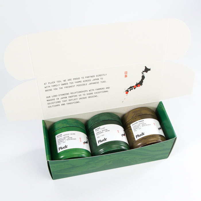 Matcha + Hojicha Trio