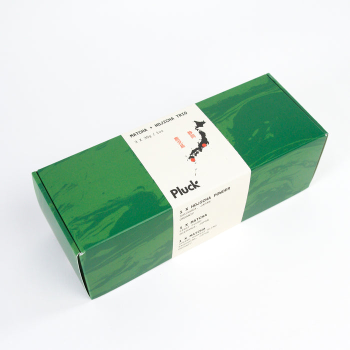 Matcha + Hojicha Trio