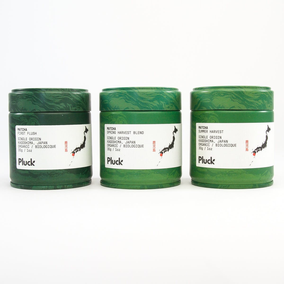 Kagoshima Matcha Trio — Pluck Tea