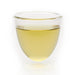 steeped Flowering Jasmine green tea in glass cup