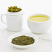 Tea tasting set with Fukamushi Sencha green tea